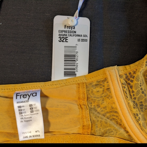 Freya 32E Expression bra Gold NWT - Picture 3 of 4